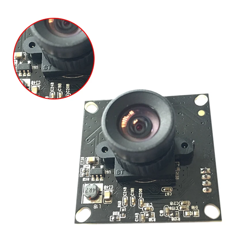 2MP USB плата модуля камеры 120 ° OV2710 CMOS сенсор с ночной версией без искажений для