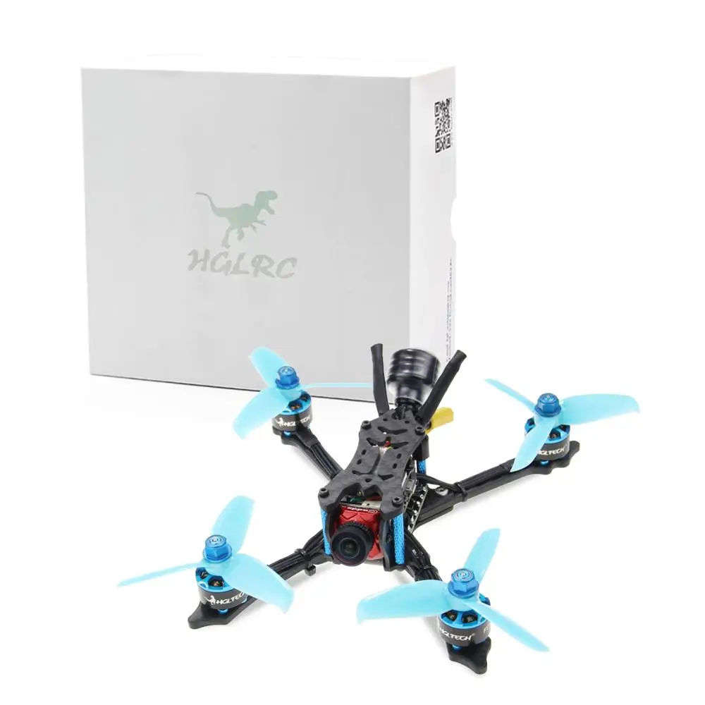Радиоуправляемый квадрокоптер HGLRC Arrow3 152 мм 3 дюйма F4 OSD Mini FPV Aircraft PNP BNF с камерой 45A