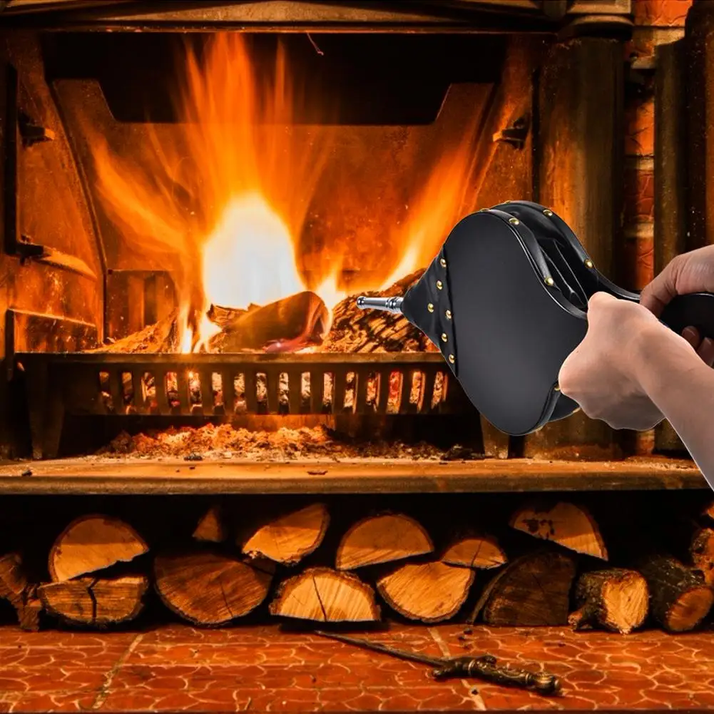 Инструменты для камина деревянный вентилятор ручная сушилка кожевенного тигра
