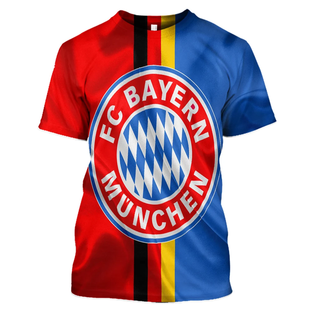 LBG новая 3D печать Bayern Munich Футболка мужская и женская модная спортивная футболка