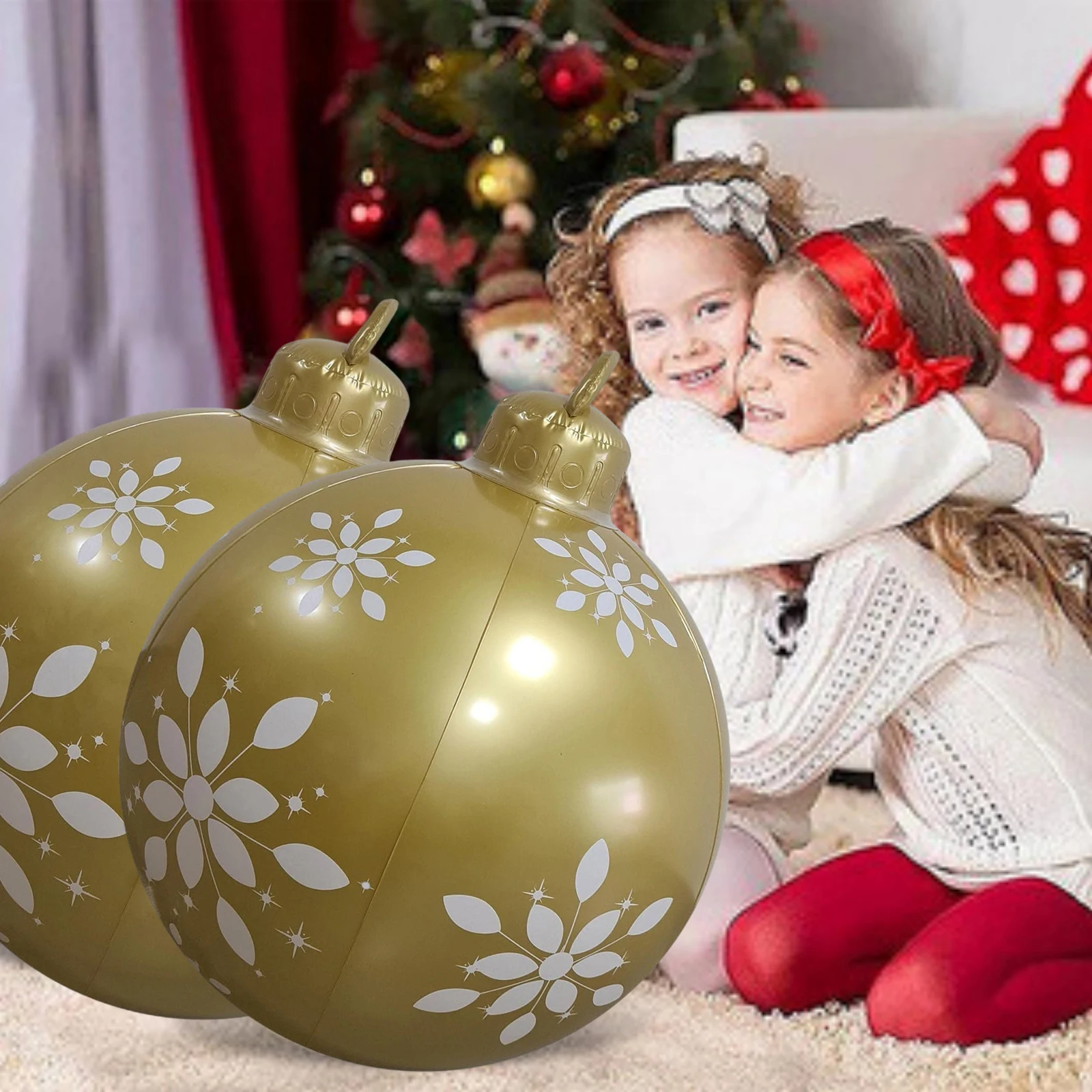 Рождественские шары 60 см украшения для рождественской елки 2021 Снежный шар