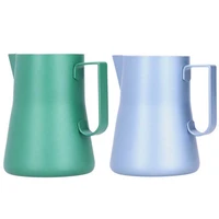 550ml coffee pot stainless steel coffee milk cup frothing pitcher jug latte art for home coffee use