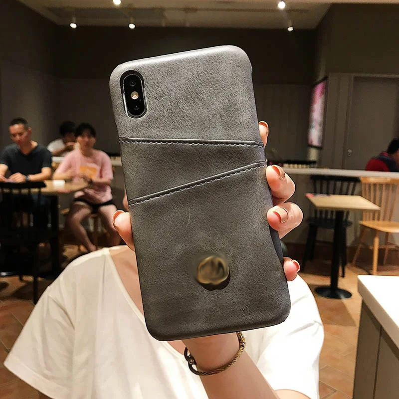 Роскошные кожаные чехлы для телефонов GG Storag чехол iphone X XR XS MAX 6 6s 7 8 Plus мягкие чехлы|