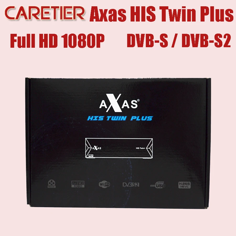 1PC Satellite TV Receiver Axas His Twin PLUS DVB-S2/S 1080P HD WiFi+Linux OS Box E2 ATV 6.2 Linux H2.65 smart | Электроника