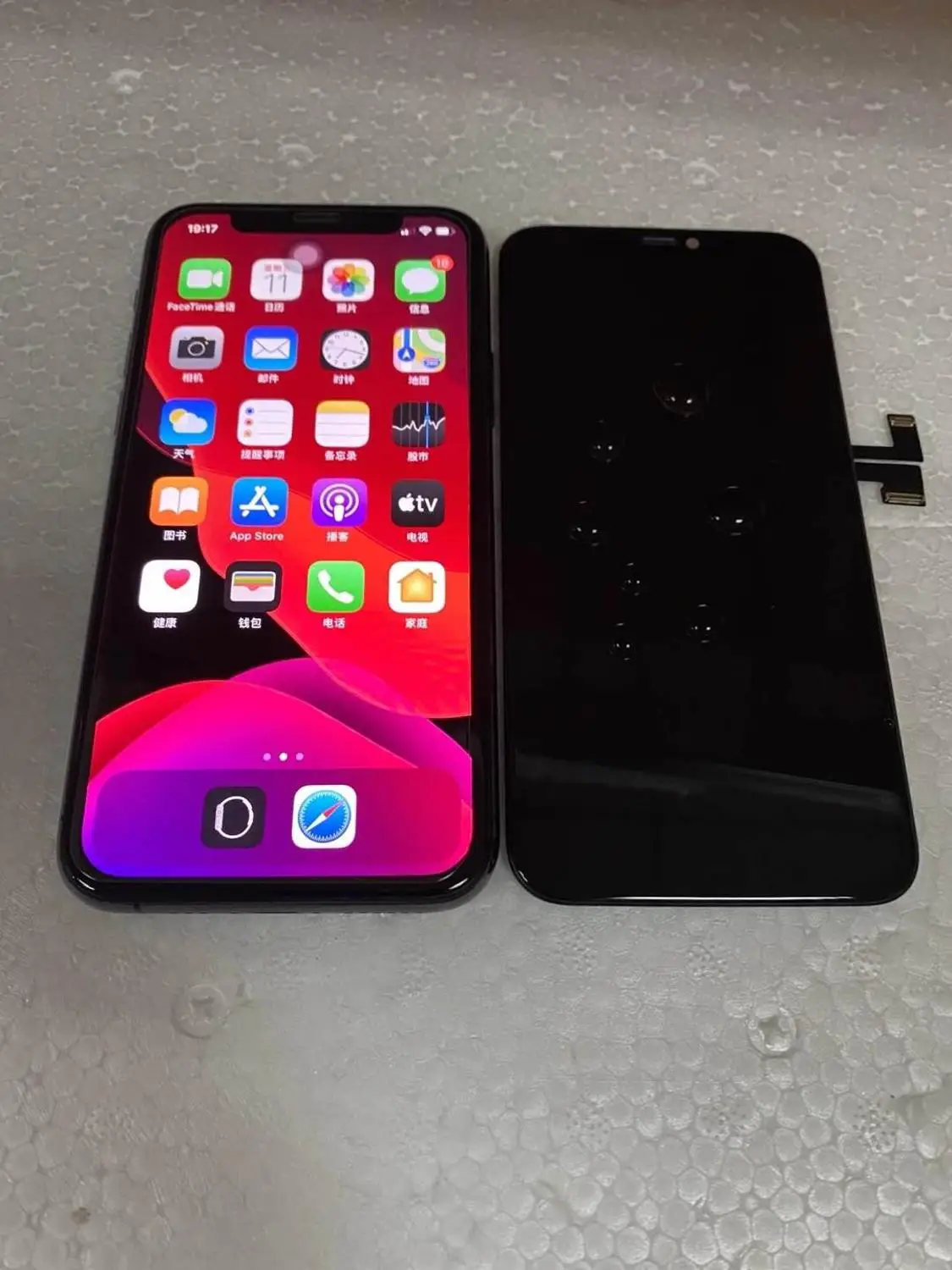 ЖК-дисплей OLED с сенсорным экраном и дигитайзером в сборе для iPhone 11 Pro черный |