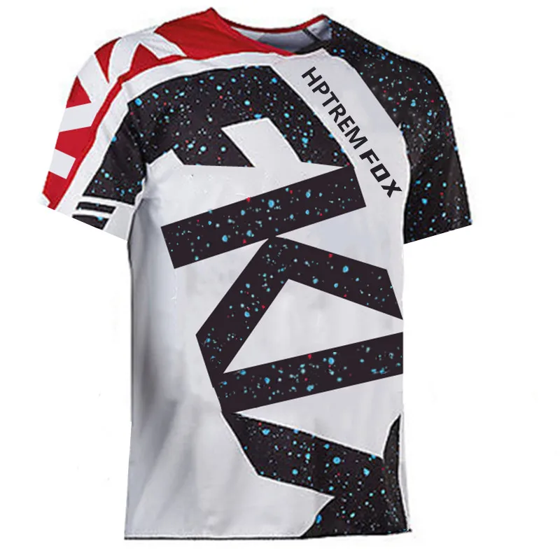 

2021MTB jersey DH motocross jersey fxr mtb racing Off Road Mountain Bike downhill Jersey MX BMX cycling jersey hptrem fox jersey