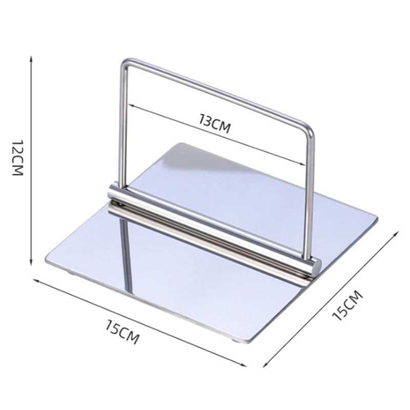 Квадратный толстый креативный держатель для бумажных полотенец из нержавеющей