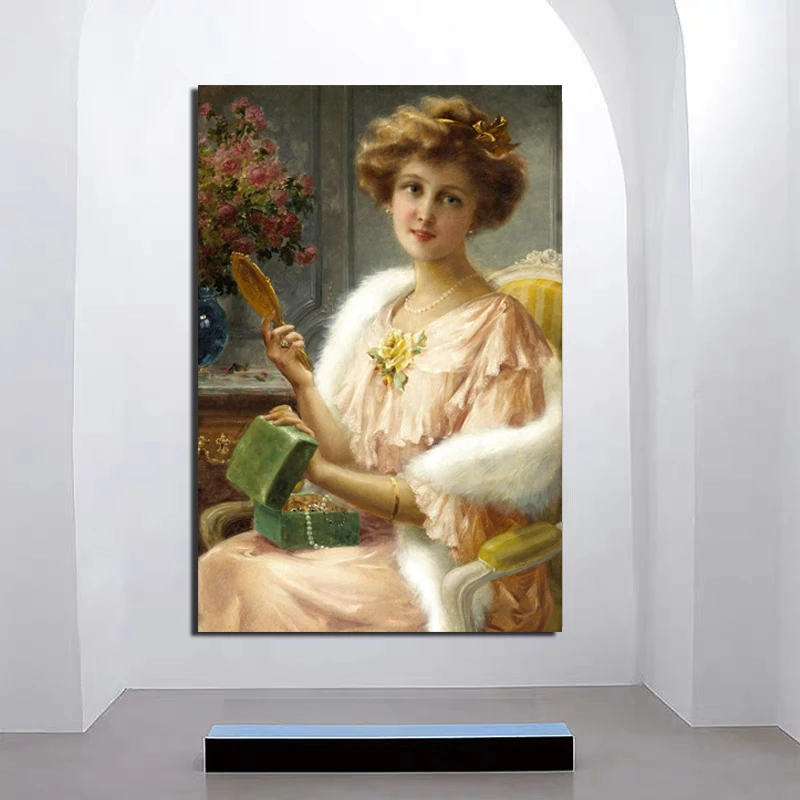 

Emile Vernon Beauty Cuadros Canvas Painting Print Living Room Home Decor Artwork Modern Wall Art Oil Painting Posters Pictures
