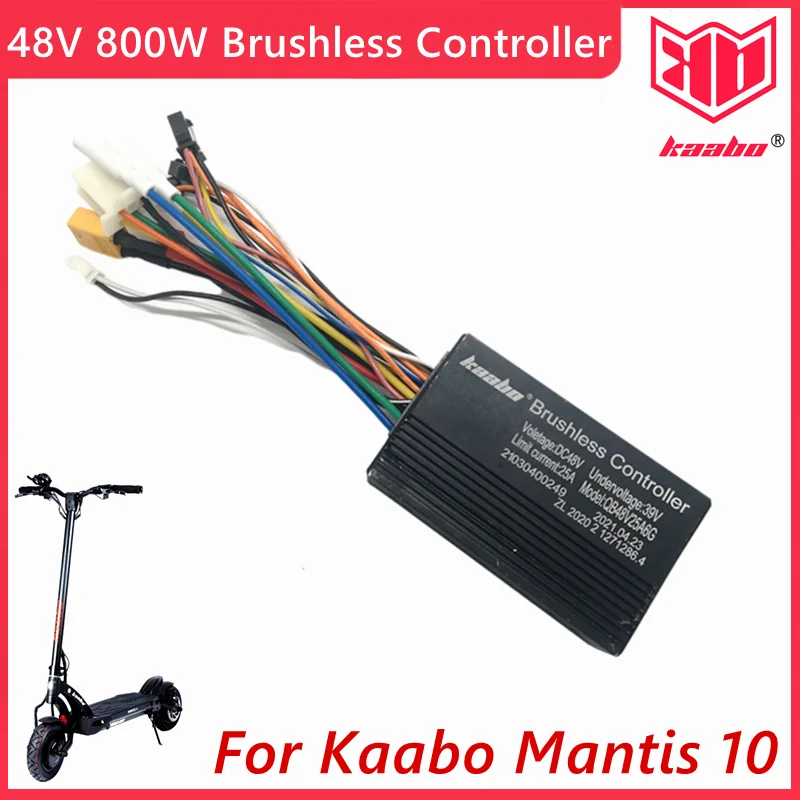 

Original Kaabo 48V 25A Hall Brushless Controller for Kaabo Mantis 10 800W KickScooter Foldable Smart Electric Scooter Controller