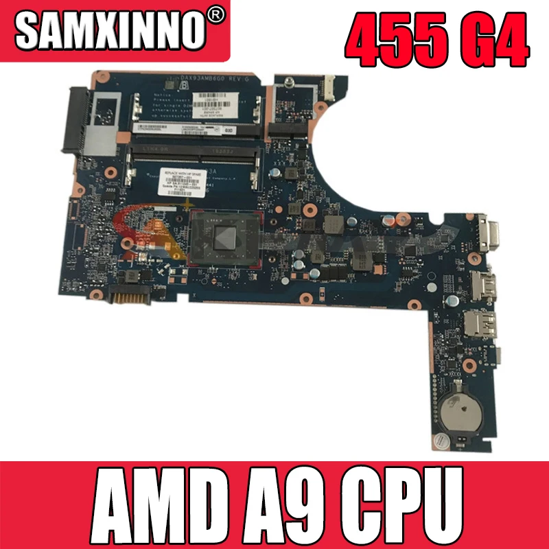 

100% рабочая 100% hp pavilion 455 G4 системная плата AMD A9 Процессор встроенный 809001-002 DAX93AMB6G0 тестирование перед отправкой