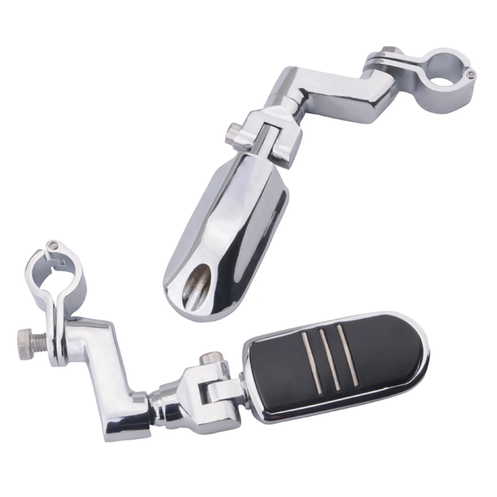 

2x Motorcycle Highway Offset Foot Peg Mount + Male Peg Mount - Universal Fit