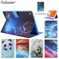 kaibassce case for ipad 5 6 air 1 2 9 7 inch stylish painted multi function tpu protective case for ipad pro 11 inch case