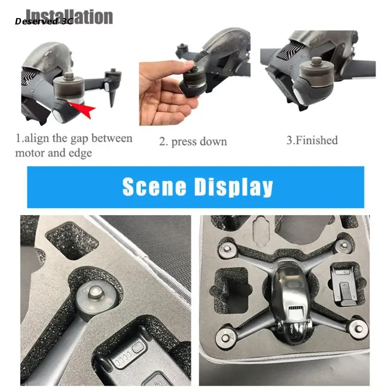 

Anti Scratch Durable Drone Accessories Guard Protective Cap For FPV Combo R9CB