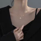 Ожерелье из серебра 925 пробы с буквой H для женщин-подростков