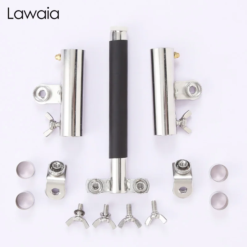 Двойная стойка Lawaia для рыболовных снастей коробка из нержавеющей стали