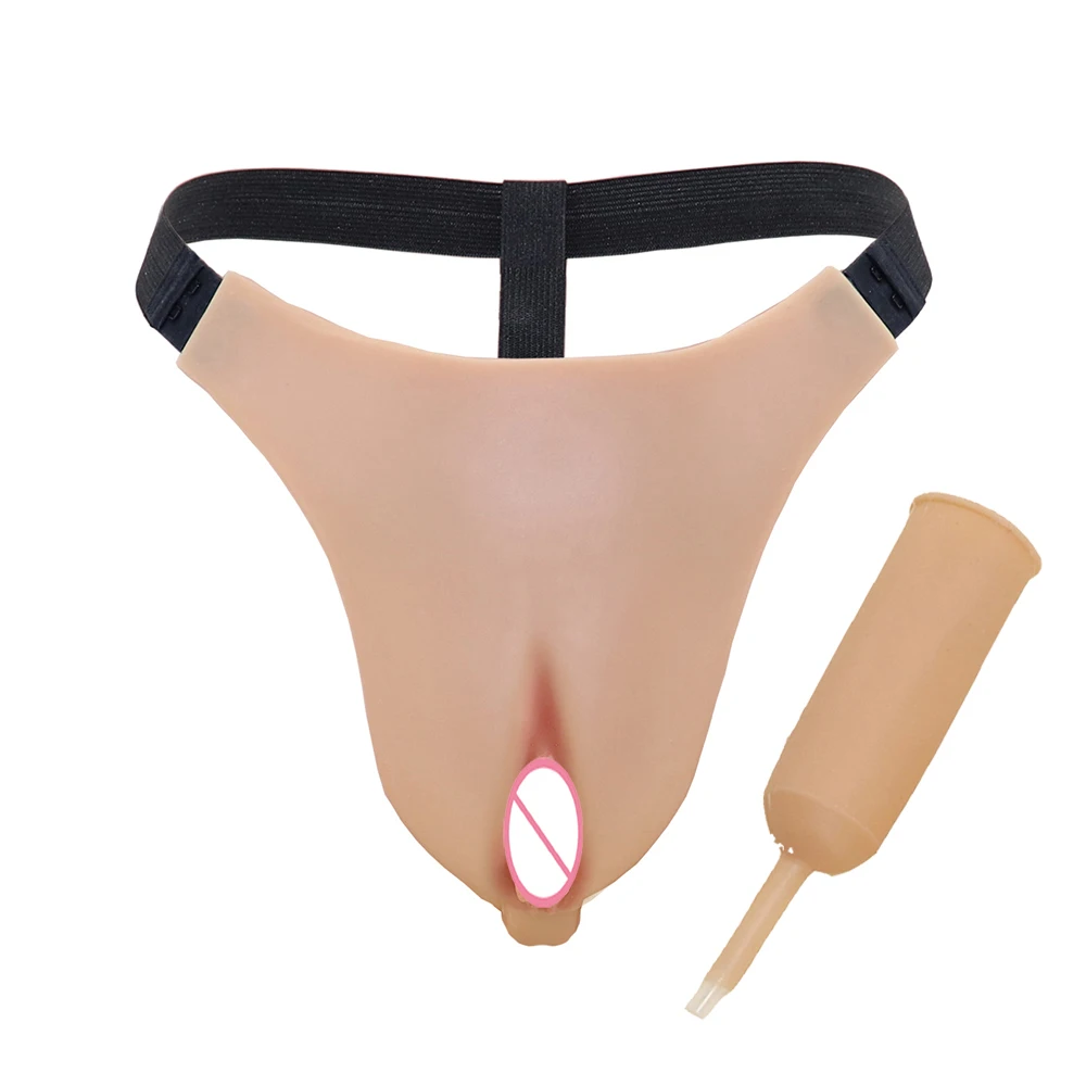 искусственная бабочка вульвы стринги влагалище реалистичные силиконовые
