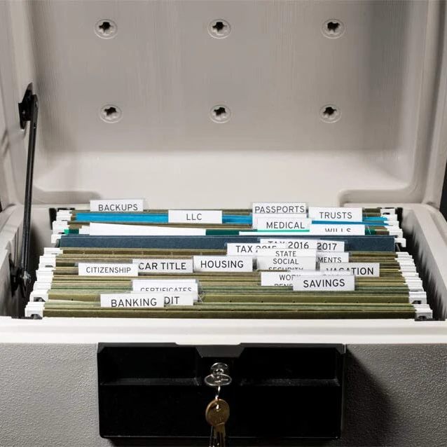 

180 Sets 2 Inch Hanging Folder Tabs and Inserts for Quick Identification of Hanging Files Hanging File Inserts