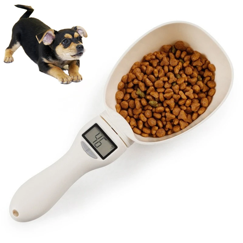 250ml Pet Food Measuring Scoop Electronic Scale Cup for Dog Cat Feeding Bowl Spoon Diet Balance Portable with Led Display