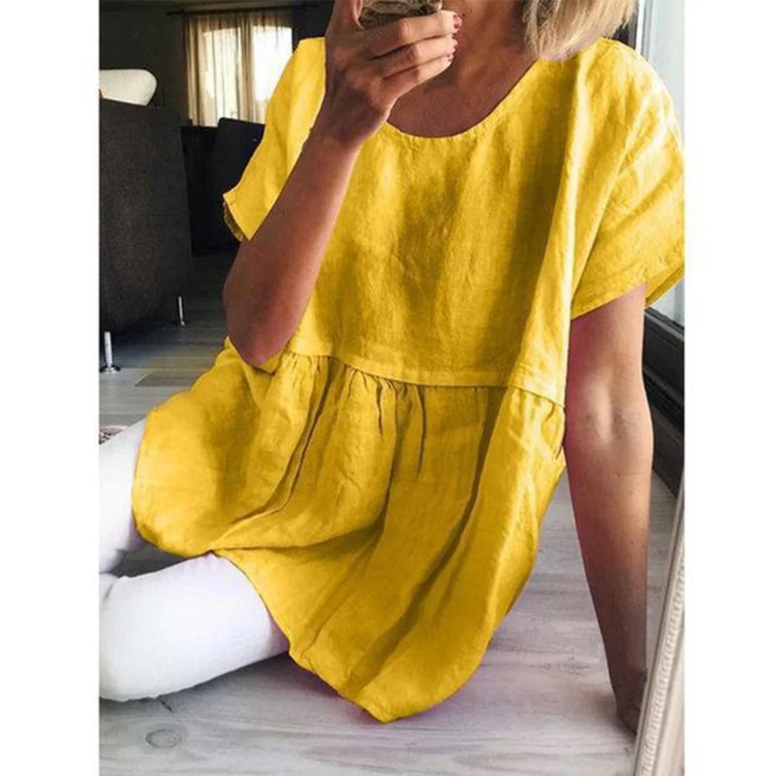 Женские топы повседневные с вырезом лодочкой летние женские свободные