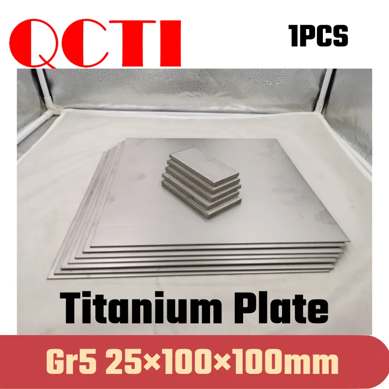 1 шт. Gr5 пластина из титанового сплава Ti лист 25*100*100 мм 6al-4v для DIY OEM металлические