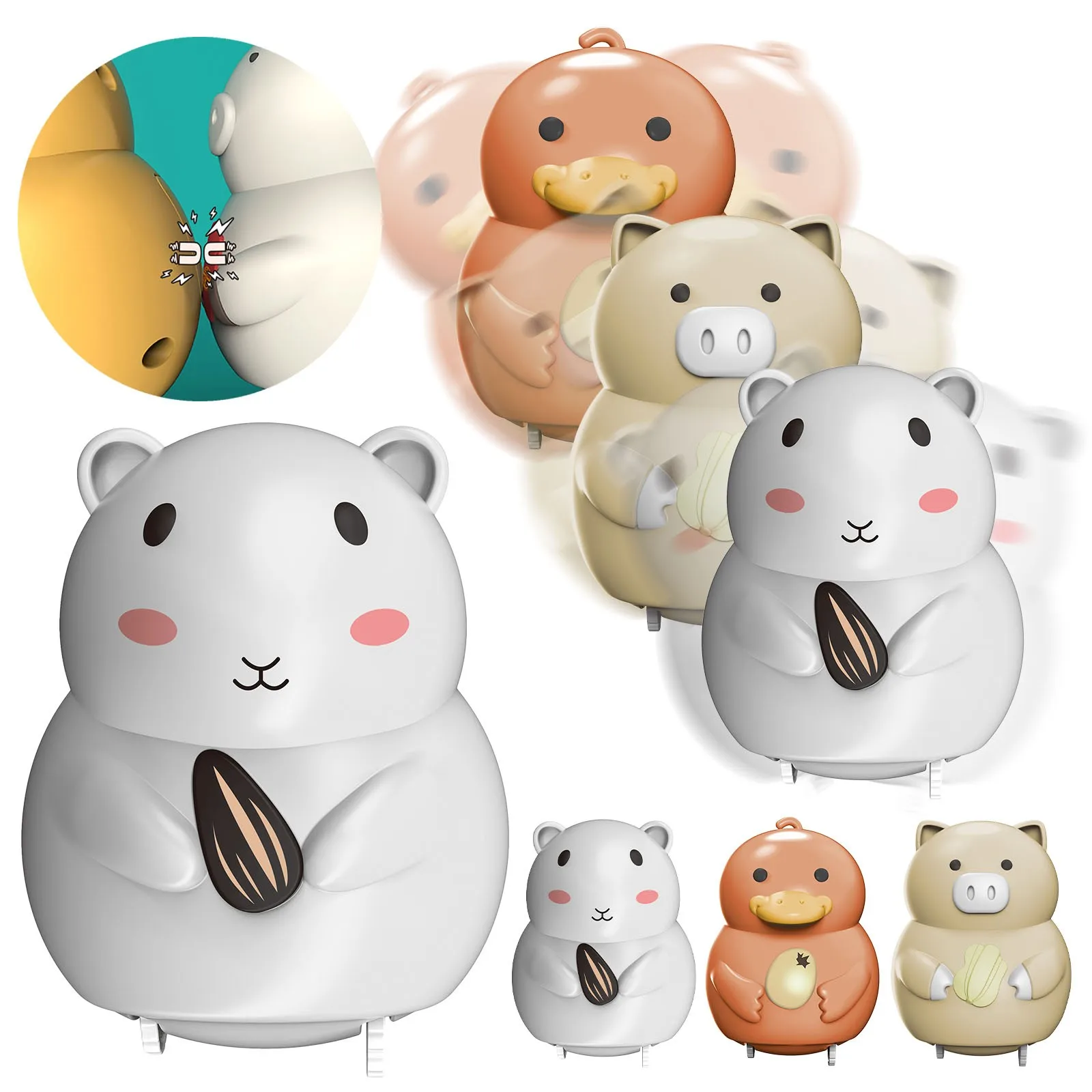 

3 шт., детские электрические качели-мыши, с мультяшным принтом