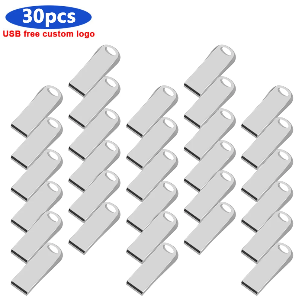 

Usb-флеш-накопитель 30 шт./лот, usb 2,0, 8/16/32/64/128 ГБ