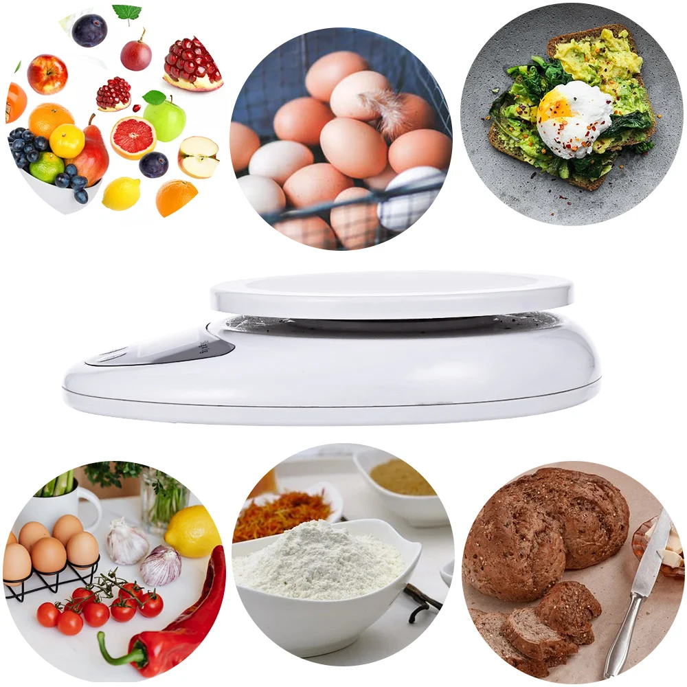 Портативные цифровые весы Anpro 5 кг/1 г 1 кг/0 светодиодный электронные кухонные