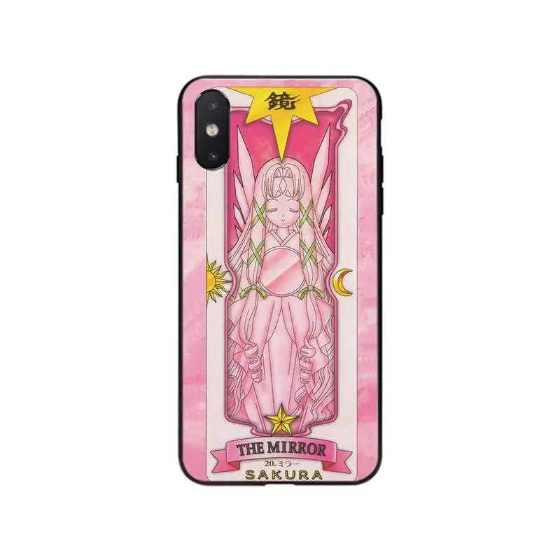 

Sakura Card Magic wand Sailor Moon For iPhone 12Pro 12 11 ProMax XS MAX X XR SE2020 8 7 6 6S Plus 5 5S SE