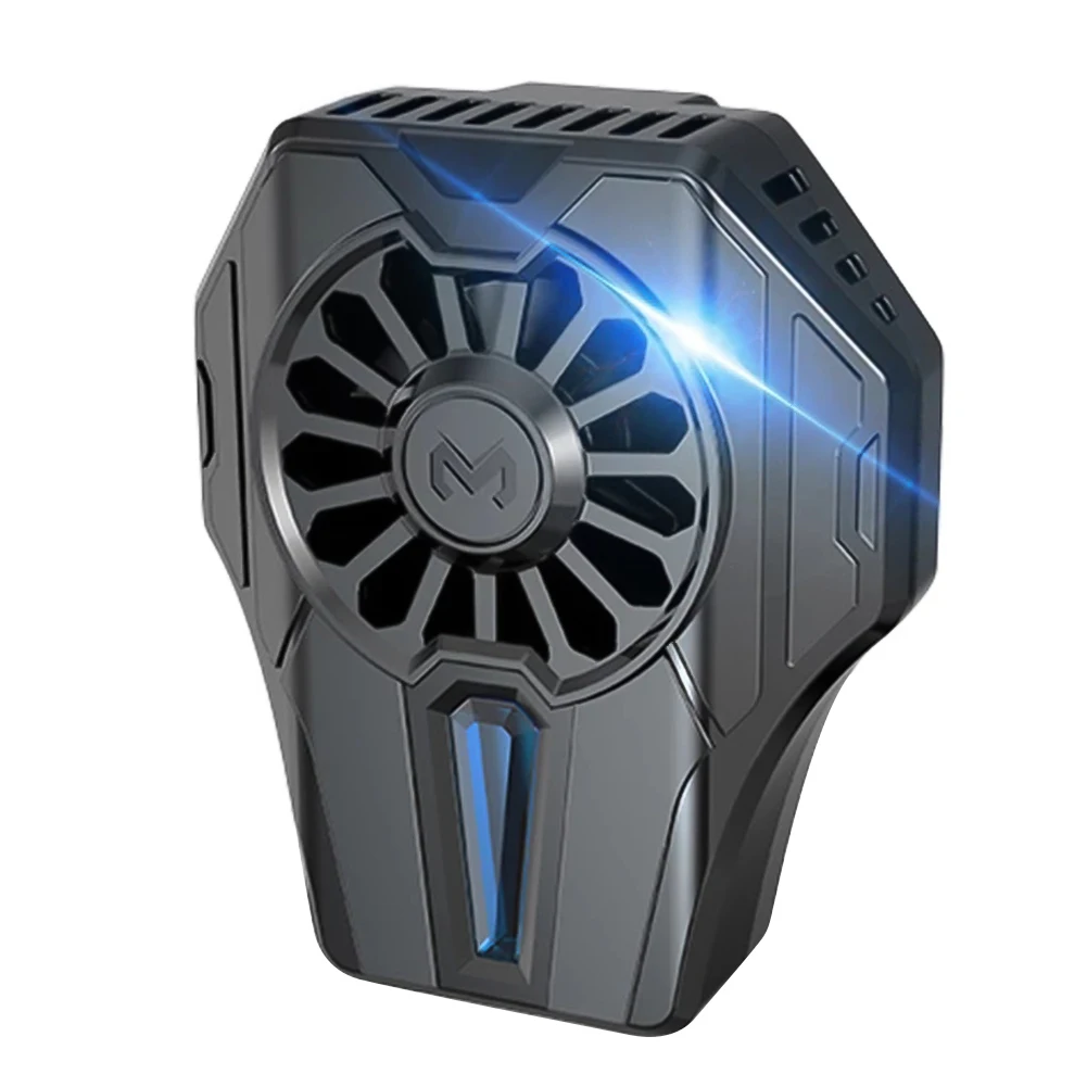 

Mobile Phone Radiator Phone Cooler Stand With Cold Wind Handle Fan For PUGB Phone Cooler Phone Cooling Fan Case Game Accessories