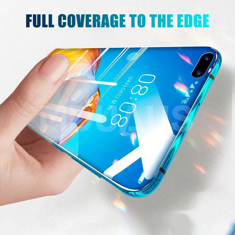 9H Full Cover Tempered Glass For Huawei P30 P40 Lite P Smart Z 2019 Screen Protector Huawei P20 Pro P10 Lite Plus Glass Film