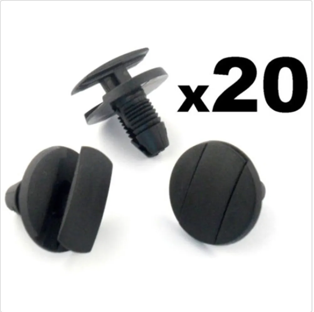 

20pcs Wheel Arch Inner Backing Plate Splash Plate Plastic Clip For Dongfeng B34 Black Plastic Fastener Car Accessorry