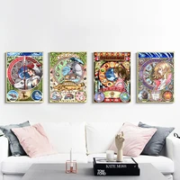 anime hayao miyazaki series movie totoro spirited away prints nordic style wall art canvas pictures animation poster