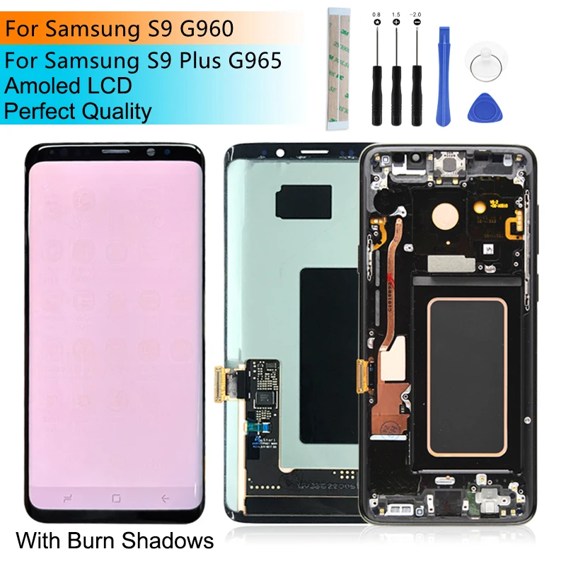 

S9 Display For Samsung Galaxy S9 Plus Lcd Display G965 S9 G960f Touch Screen Digitizer Assembly Display For Samsung s9LCD Repair