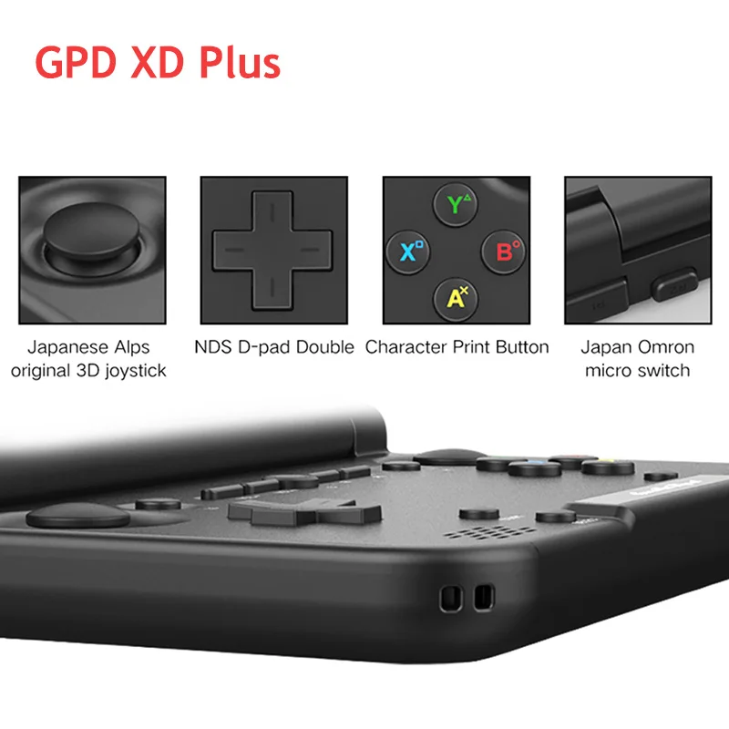 Портативный игровой плеер GPD XD Plus портативная Ретро игровая консоль PS1 N64 аркадный