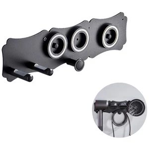 wall mount hair dryer holder self adhesive magnet stand holder storage rack organizer for dyson hair blow dryer bathroom storag free global shipping
