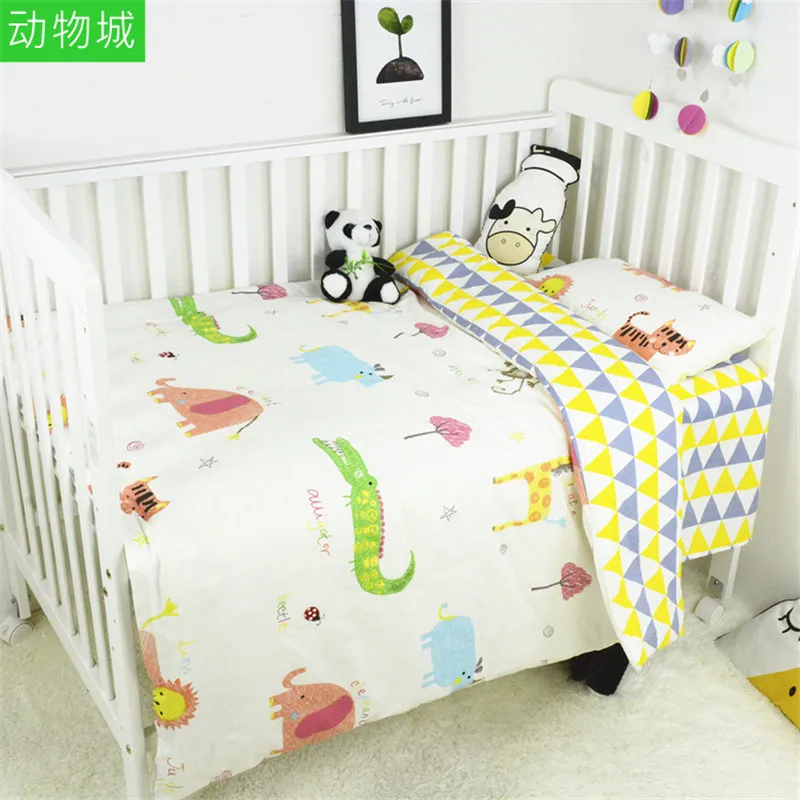 Комплект постельного белья для маленьких девочек хлопковый пододеяльник