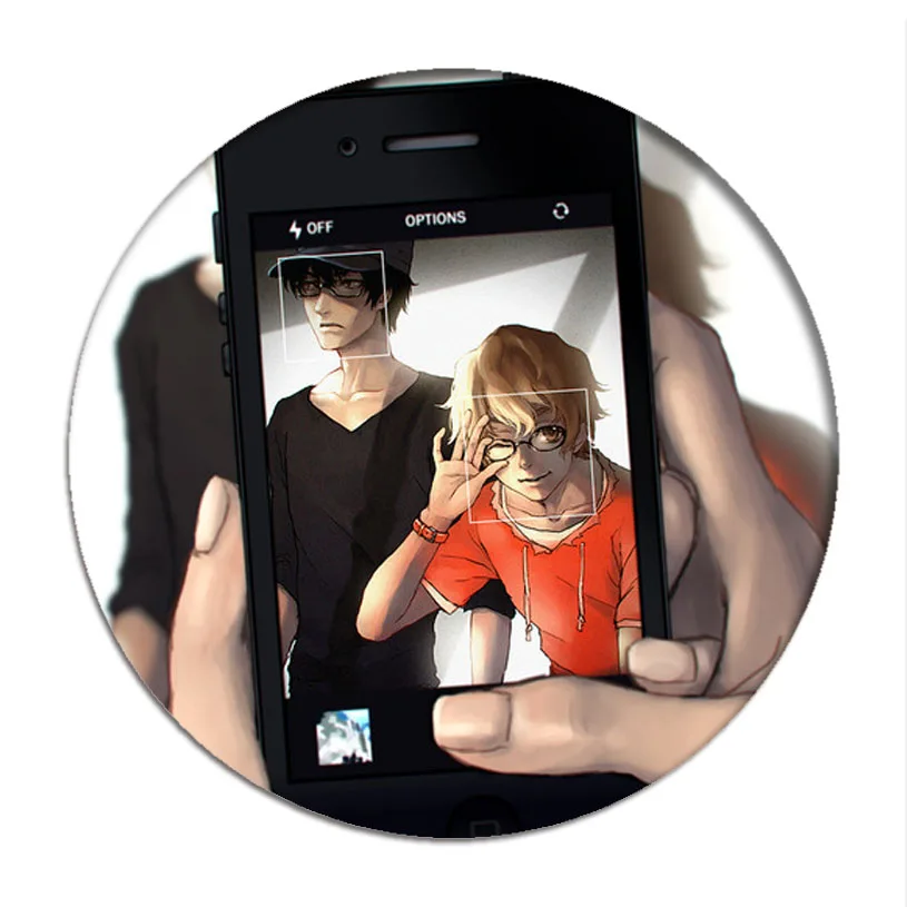 Брошь Zankyou с изображением иконы Значки для косплея Коллекция сумок Нагрудный