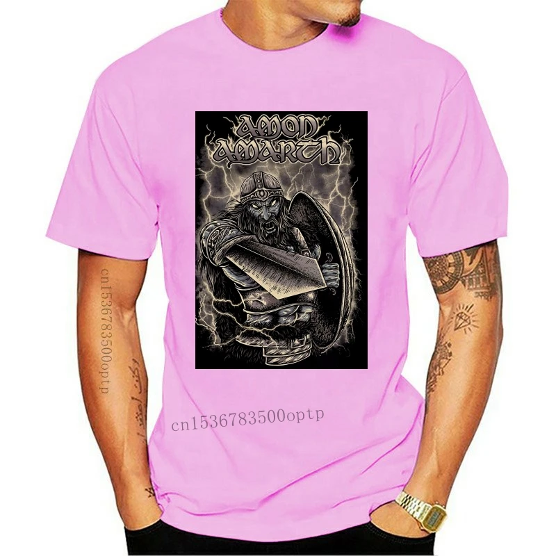 

Мужская хлопковая футболка Amon Amarth, Классическая Удобная футболка с круглым вырезом, в стиле хип-хоп, 2021