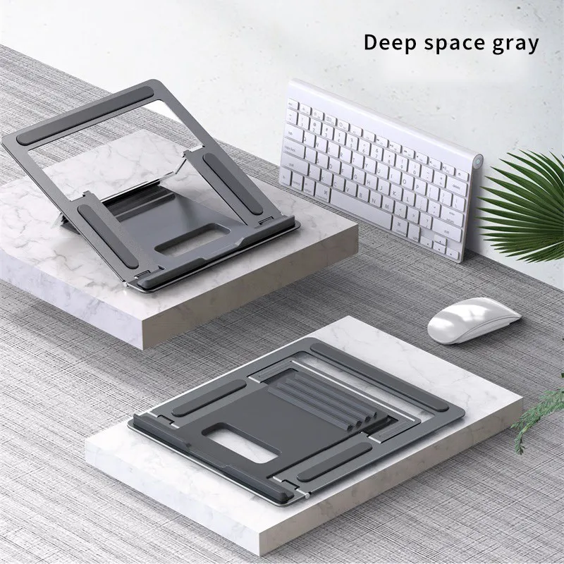 

Portable Folding Notebook Computer Bracket, Hollow Type Fast Heat Dissipation, Can Lift The Bracket .