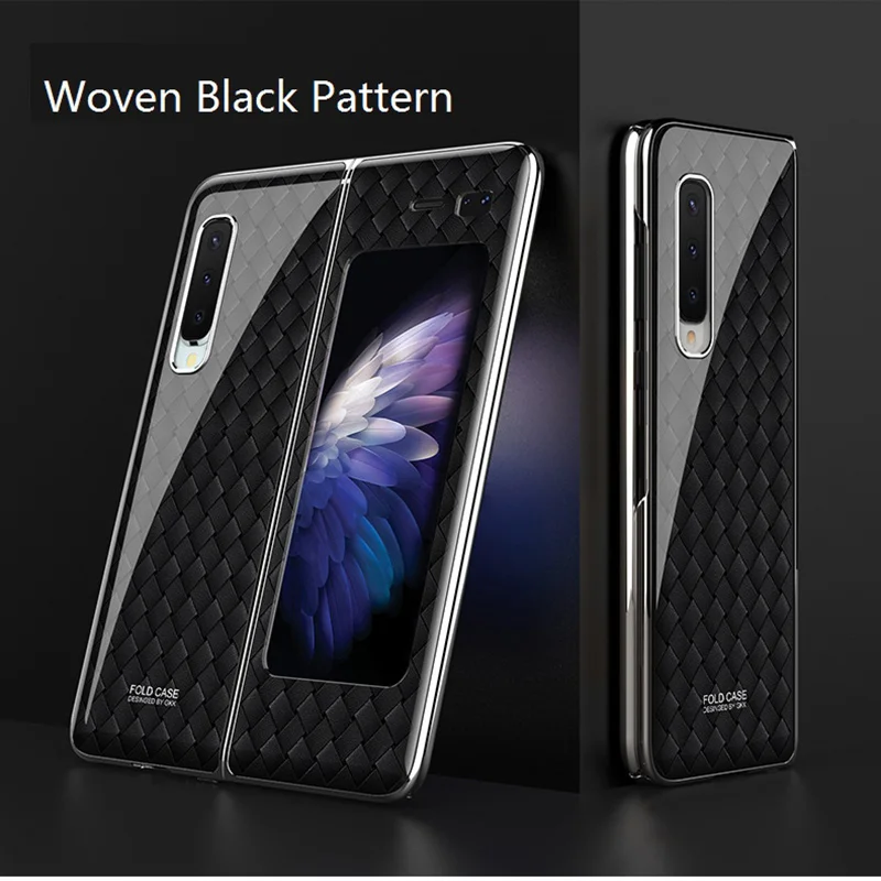 For Samsung Galaxy Z Fold Phone Case Luxury Plating PC Cover For Galaxy Fold F9000 W2020 New Creative Anti Fall Protective Funda
