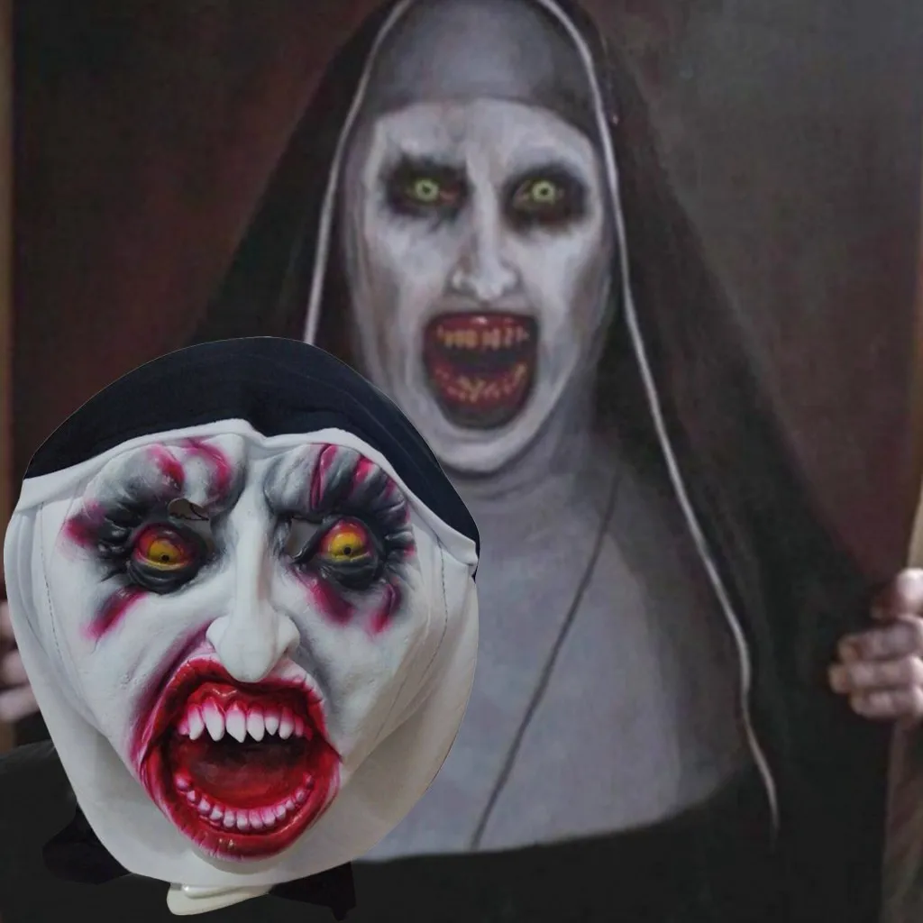 Маски для Хэллоуина забавные страшные дьявол реквизит в виде зомби наряд