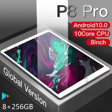 Tablet 8 inch P80 1280 x 800 Tablets Android 8GB+256GB 4G Network wifi Bluetooth online class Phone Call tablette pad pro tablet