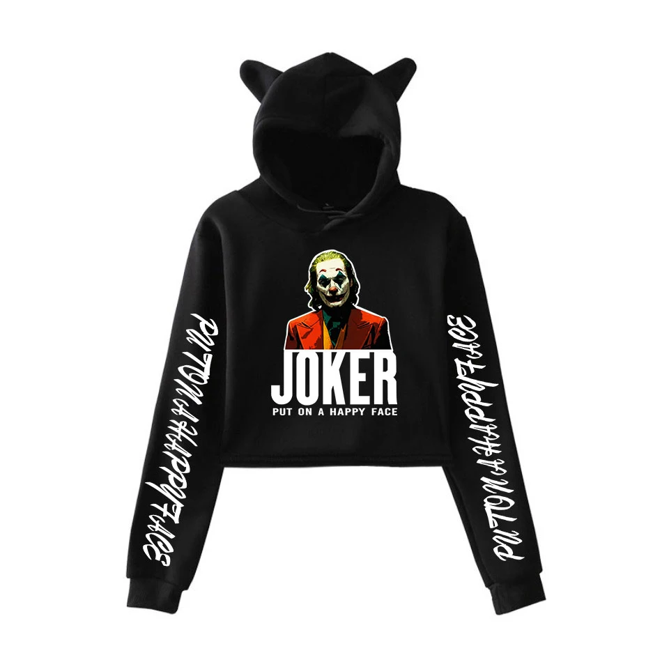 Женский свитер в стиле Джокер с принтом|Женские толстовки и свитшоты| |