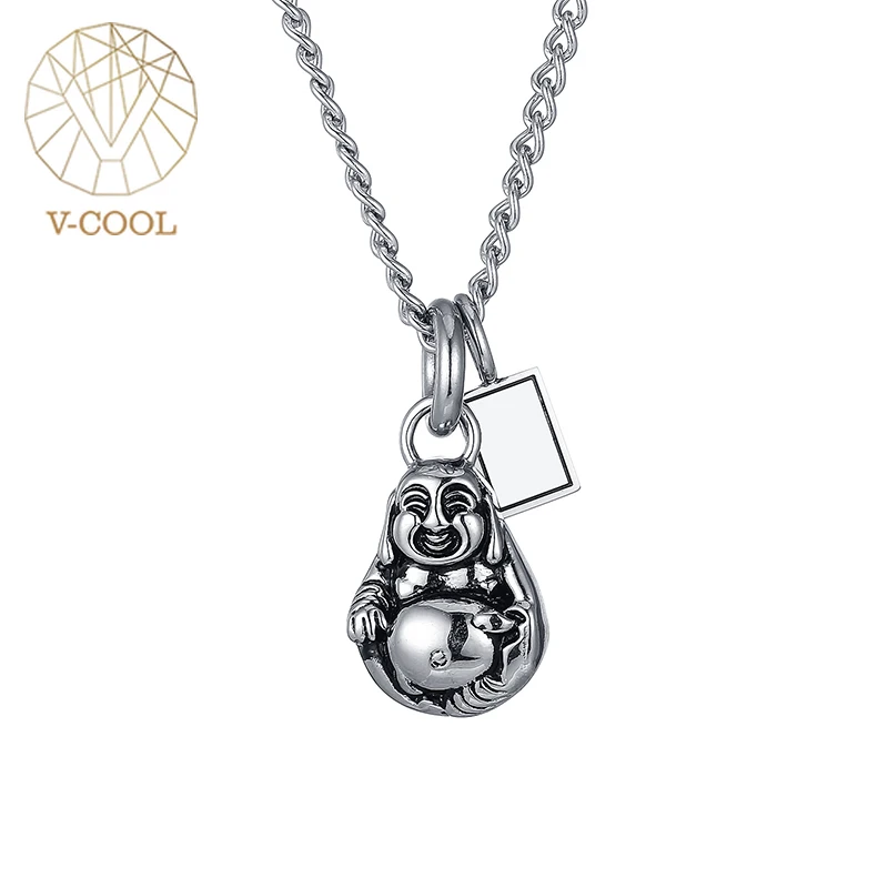 Будды кулон с эфирным Чиан ожерелье в винтажном стиле для мужчин и женщин хит
