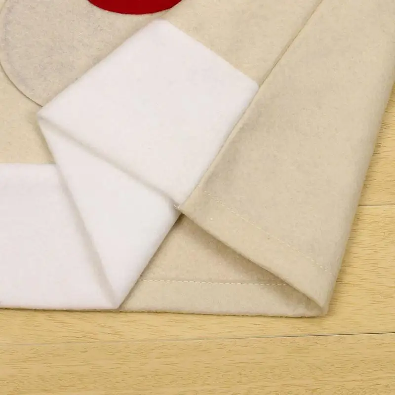 Чехлы на стулья с рождественской шапкой 4 шт. чехлы обеденные Санта Клаусом