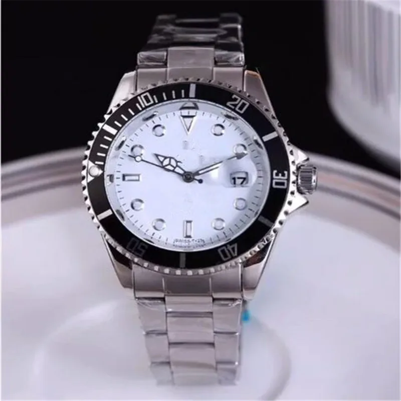 Relojes Hombre часы мужские модные кварцевые часы мужские s часы лучший бренд класса люкс бизнес часы Relogio Masculino Прямая - Цвет: Silver White