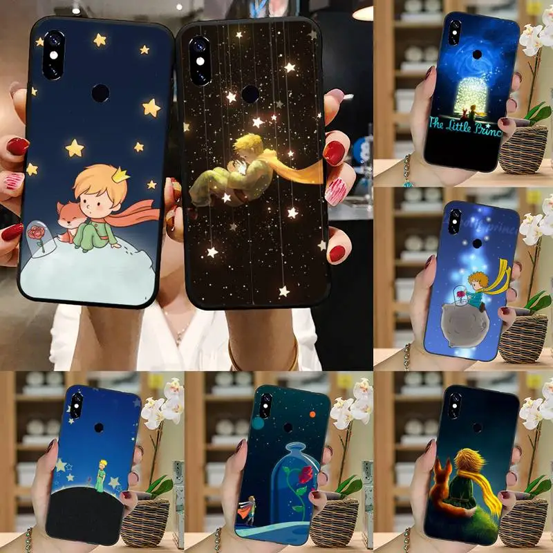 

Phone Case For Xiaomi Redmi note 7 8 9 pro 8T 9A 9S Mi Note 10 Lite pro Cartoon king The Little Prince earth space fox