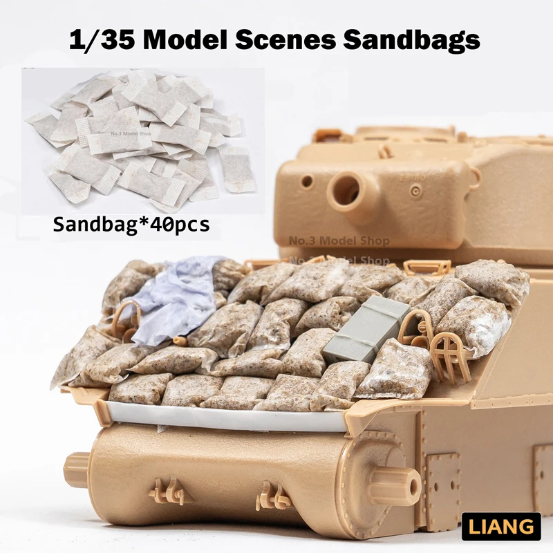 

1/35 Military Model Scenes Sandbags Weathering Effect Sand Scene Dedicated