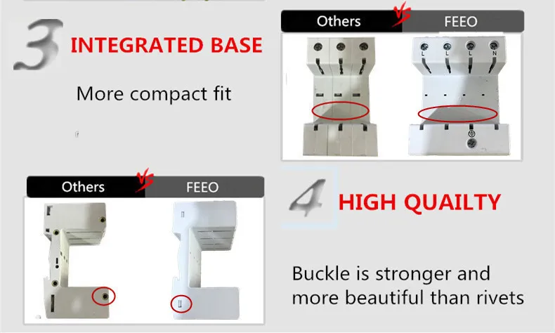 FEEO SPD AC 4P 420 в Защита от перенапряжения сертификат CE