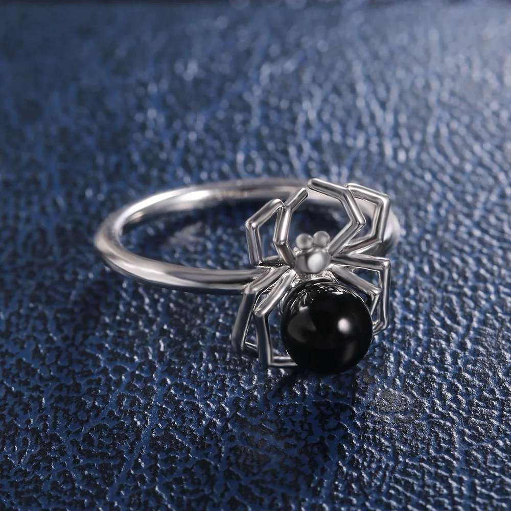2020 модное искусственное жемчужное кольцо с пауком женское корейское уличное